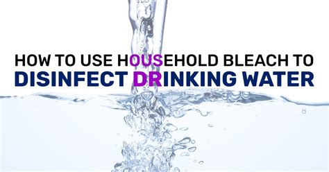 how much bleach to disinfect well.